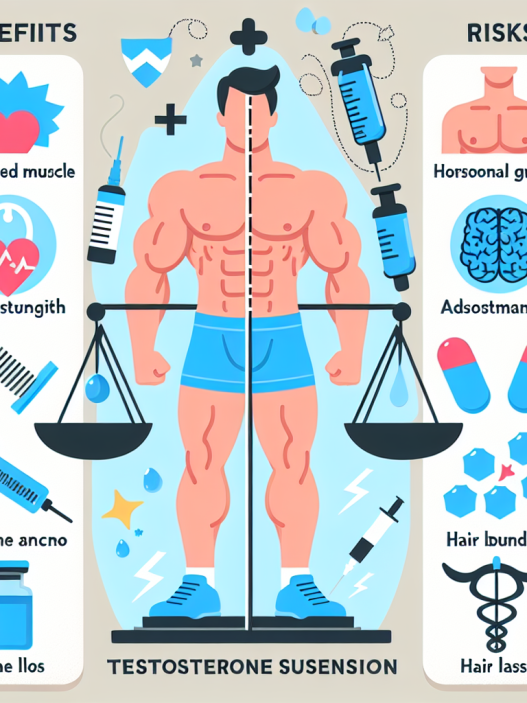Aquous testosterone suspension: benefits and risks for athletes