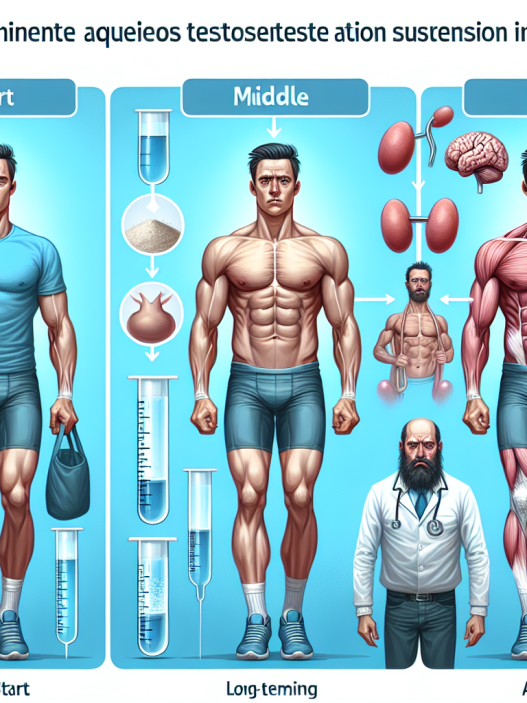 Long-term effects of aqueous testosterone suspension intake in athletes