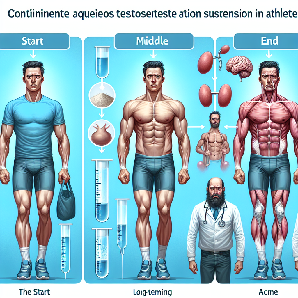 Long-term effects of aqueous testosterone suspension intake in athletes