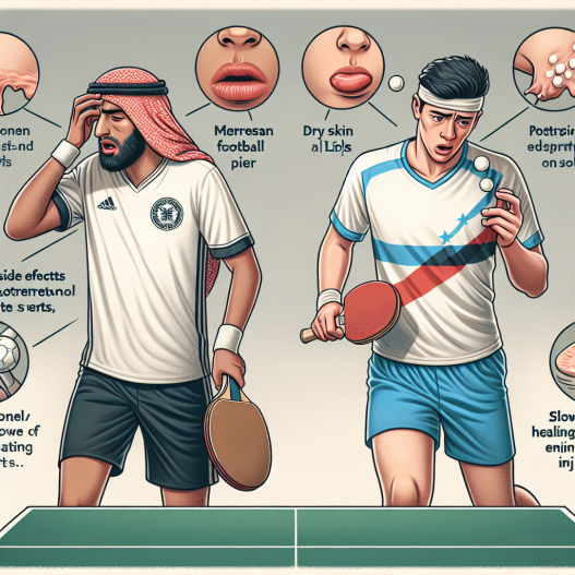 Side effects of isotretinoin in the sports context