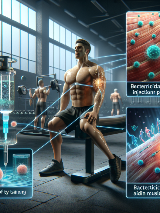 The effects of bactericidal water injections on muscle recovery after training