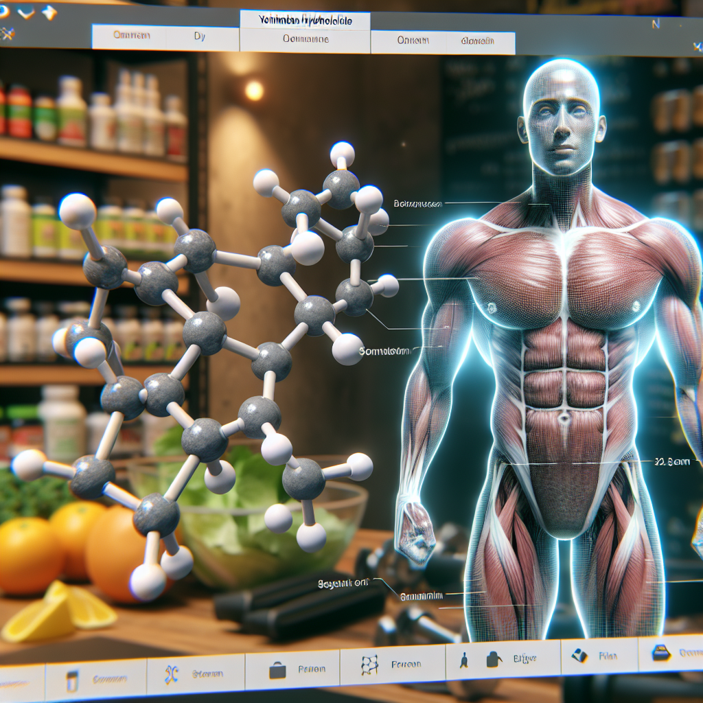 Yohimbine hydrochloride for fat loss and muscle mass