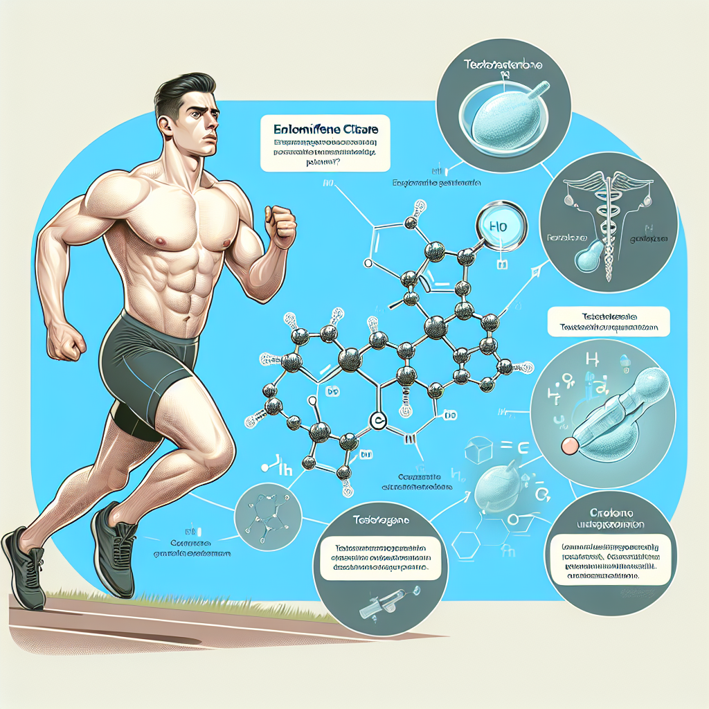 Enclomifene citrate's role in testosterone regulation for athletes