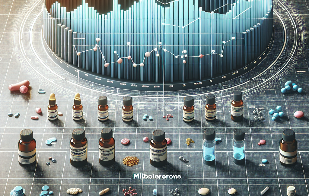 Concentration variations of mibolerone on the market