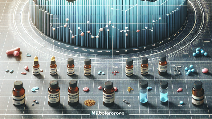 Concentration variations of mibolerone on the market