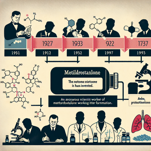 Who created metildrostanolone and when?