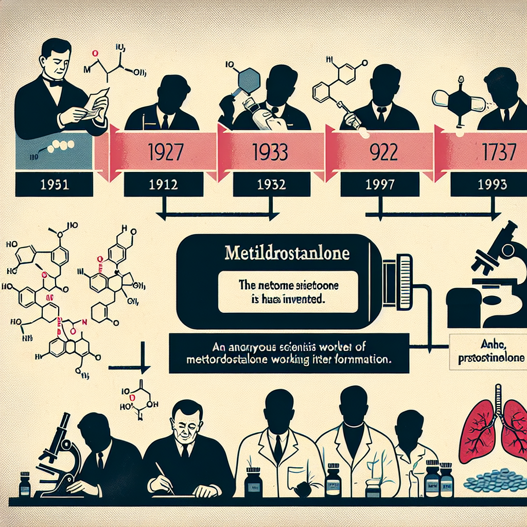 Who created metildrostanolone and when?