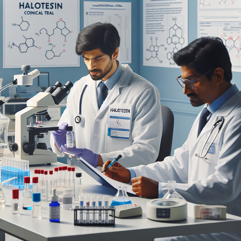 Clinical trials involving halotestin