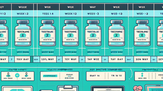 Sample cycle plan for trestolone acetato: 12 weeks