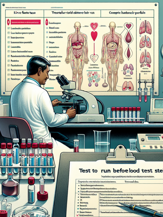 Blood tests to run before using trestolone enantato
