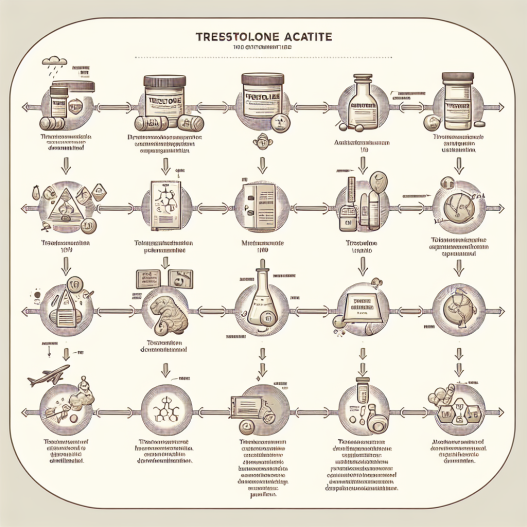 Discontinued uses of trestolone acetato over time
